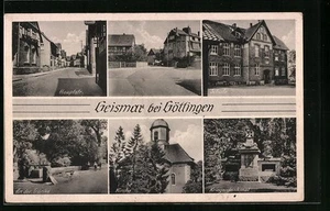Geismar bei Göttingen, Hauptstraße, An der Tränke, Ansichtskarte - Bild 1 von 2
