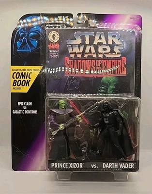 Star Wars Sombras del Imperio Príncipe Xizor vs Darth Vader Con Cómic 1996 Nuevo en Caja Foto 1 de 2