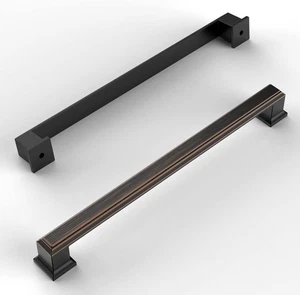 10 Pack Oil-Rubbed Bronze Cabinet Pulls 7-1/2 Inch(192mm) Hole Center Cabinet Ha - Picture 1 of 8