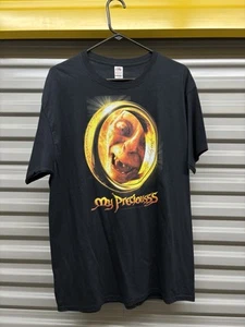 VTG Y2K LOTR Size Men's L Gollum My Precious T-Shirt - Picture 1 of 4