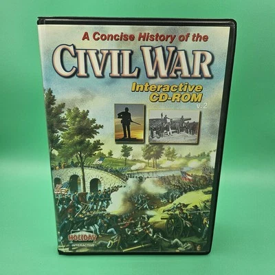 A Concise History Of The Civil War Interactive CD-ROM Pre-Owned Vintage 2000 - Image 1 of 4