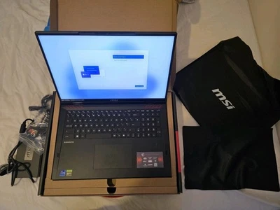 MSI Raider 18 HX 18" 4K 120hz Gaming Laptop  i9-14900HX, RTX 4090, 2 TB M.2 - Image 1 of 4