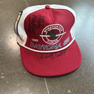 Vintage Daytona 500 1992 Winston Cup Mütze NASCAR Snapback Mütze Kappe neu mit Etikett signiert HERGESTELLT IN DEN USA - Bild 1 von 8
