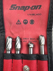 Snap On Tools 4pc Long Neck Carbide Burr Set VWBL400 USA - Bild 1 von 12