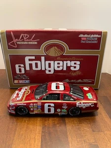 Mark Martin 1989 Folgers Nascar 1/24 Diecast Team Caliber Ford Thunderbird #6 - Picture 1 of 7