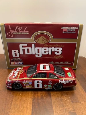 Mark Martin 1989 Folgers Nascar 1/24 Diecast Team Caliber Ford Thunderbird #6 - Image 1 of 4
