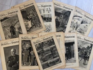 15x Petit Journal SOLEIL DU DIMANCHE Année 1898 et 1899 - Picture 1 of 9