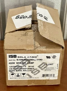 ISB Sola Basic E-MMCA00W400 CW Autotransformer Core & Coil Ballast 400W Lamp NIB - Picture 1 of 2