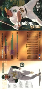 1996 (ATHLETICS) Circa Access #11 Mark McGwire