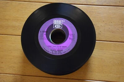 GLADYS KNIGHT «Я НЕ ХОЧУ ДЕЛАТЬ НЕПРАВИЛЬНО» 45 ОБ/МИН 7» ЗАПИСЬ [4B3-103] - Изображение 1 из 4