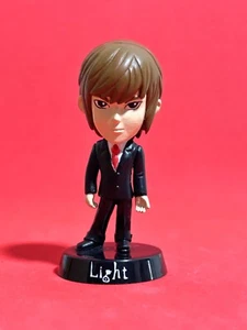 ☆ Death Note Bubble Head Mascot Light Yagami Mini Figure Nittele Service Anime - Picture 1 of 9