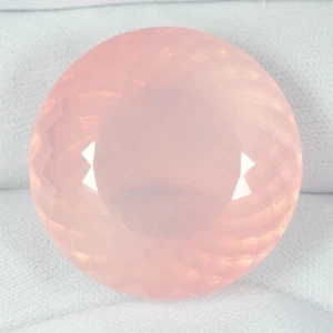 66,50 ct SCHIMMERNDE BESTE ROSE NATÜRLICHER ROSENQUARZ - Edelsteine im Rundschliff siehe Vdo ? - Bild 1 von 3