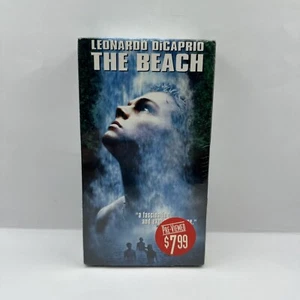 The Beach (VHS, 2000) Leonardo DiCaprio Rare Adventure Blockbuster Sealed - Bild 1 von 6