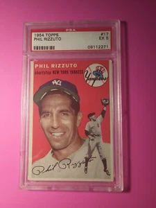Phil Rizzuto 1954 Topps Set-Break #17 PSA 5 EX - Imagen 1 de 3