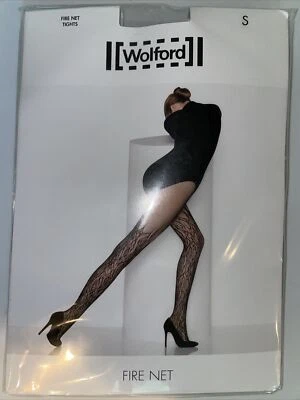 Wolford Fire Net Tights  Size: Small Color: Mocca   19120 - 09  - Image 1 of 3