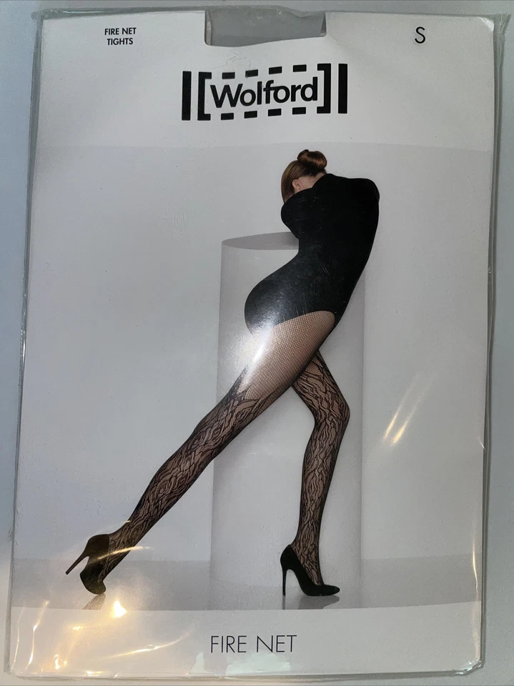 Wolford Fire Net Tights  Size: Small Color: Mocca   19120 - 09  - Image 1 of 3