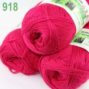 Sale 3BallsX50gr Bamboo Cotton Baby Blankets Hand Knitting Crochet Yarn 18 - Picture 1 of 12