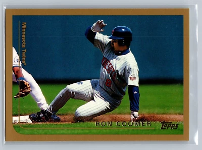 1998 TOPPS CARD # 344 Ron Coomer - Minnesota Twins - Image 1 of 2