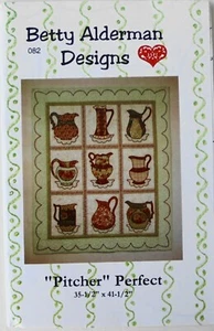 Betty Alderman Designs 082 Pitcher Perfect 35 1/2 x 41 1/2" Quilt Pattern - Picture 1 of 1