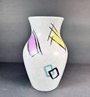 Vintage Keramik Abstract Design Vase, West German Ceramic Pottery