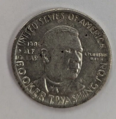 1946 Booker T. Washington Commemorative Half ~ Nice Collector Coin ~ #326 - Image 1 of 2