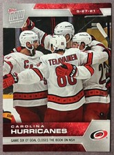 2020-21 NHL Topps Now Stickers WK 20 #174 Carolina Hurricanes /317