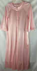Vintage Vanity Fair Peignoir Set Nightgown Robe Pink Nylon Antron Iii Size Small