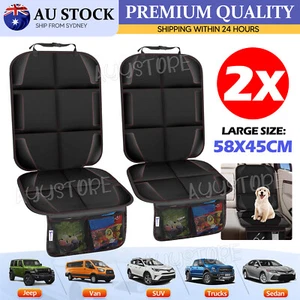 2X Extra Large Car Baby Seat Protector Cover Cushion Anti-Slip Waterproof Safety - Picture 1 of 10