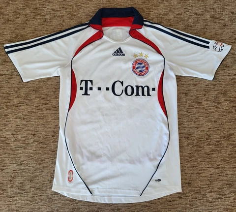 BAYERN MUNCHEN JERSEY ADIDAS 2007 2008 SCHWEINSTEIGER WHITE SHIRT MUNICH GERMANY Cover