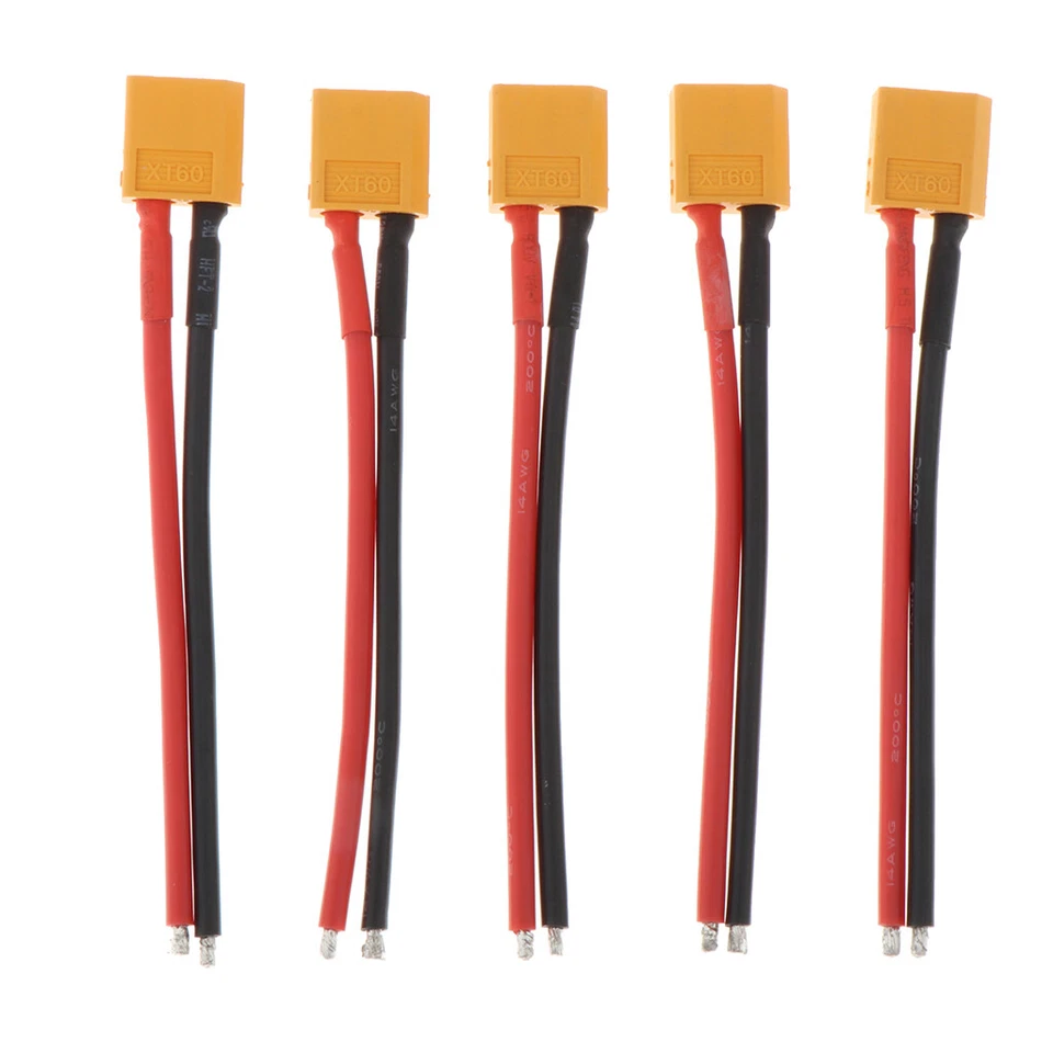 5Pack of XT60 XT90 Male Female Connector w/Heat Shrink for RC LiPo Battery - Image 1 of 1