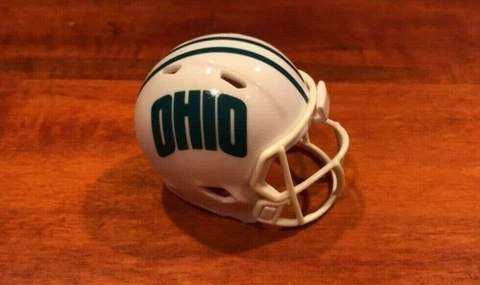 Ohio Bobcats custom pocket pro helmet MAC Cover