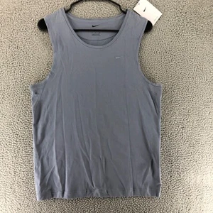 Nike Primary Dri-Fit Versatile Fitness Tank Top Men's M DV9833-493 Gray Blue - Picture 1 of 8