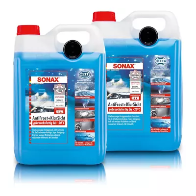 SONAX 2X Frostschutz ANTIFROST & KLARSICHT gebrauchsfertig bis -20°C - 10L