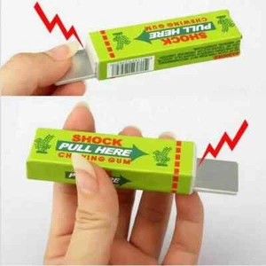 Electric Shock Chewing Gum Joke Shocking Toy Prank Trick Stocking Filler Jokes - Picture 1 of 3