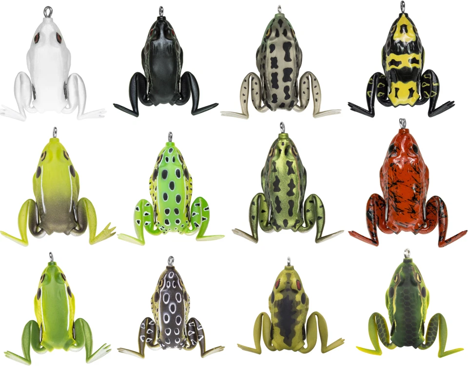 Lunkerhunt Pocket Frog 1 3/4 inch Hollow Body Frog Bass Fishing Surface Bait - Image 1 of 1