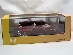 GiM 021a GIM021a 1941 Cadillac Series 62 Convertible Sedan Maroon 1:43 - Picture 1 of 5