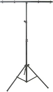 QTX LT01 Lighting Stand Tripod T-Bar for Light Effects DJ Disco 2.5M Height 30Kg - Picture 1 of 1