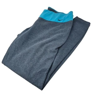 Nike Dri-Fit Entrenamiento Leggings Grandes Largo Azul Yoga Pantalones - Imagen 1 de 11