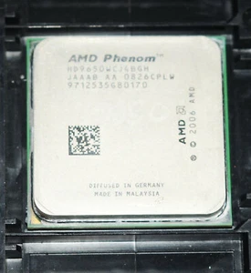 AMD Phenom X4 9650 2.3GHz/2MB Socket/Socket AM2+ HD9650WCJ4BGH Processor Pc-Cpu - Picture 1 of 6