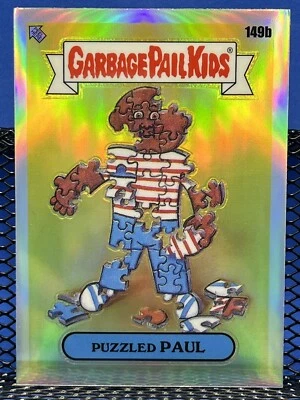 2021 Topps Garbage Pail Kids PUZZLED PAUL Chrome Refractor 149b - Image 1 of 2