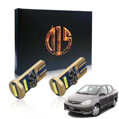 2 x 白色 T10 194 W5W LED 车牌灯泡适用于 2000 - 2005 年丰田 Echo — 第 1/4 张图片