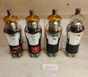 Quad of Used 1229 Beckman Sylvania Electrometer Tubes - Picture 1 of 3