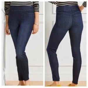 Pantalones de mezclilla para mujer Talbots Pull On Jegging azul lavado oscuro talla 6 excelentes - Imagen 1 de 2