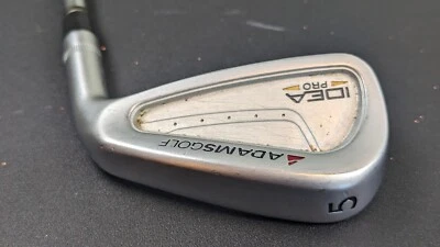 Adams Idea Pro Forged Single 5 Iron Golf Club Right Hand Steel D Gold Shaft Stif - Image 1 of 4