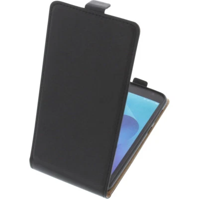 Custodia Flip Style Protettiva Per Asus ZenFone 4 Selfie Lite Nera - Immagine 1 di 4