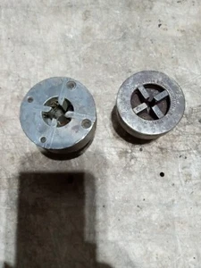 Toledo Pipe Threading Dies 1/4 and 1/8 - Picture 1 of 4