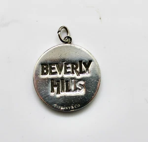 Tiffany & Co Beverly Hills runder Sterling Silber 925 Charm oder Anhänger - Bild 1 von 2