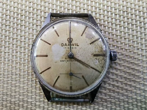 vintage SWISS MEN watch DARWIL - Picture 1 of 3