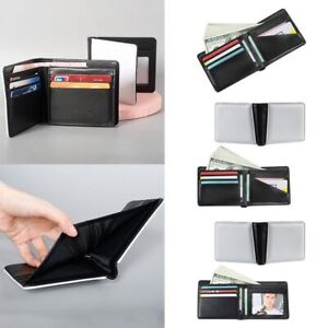 New Debit Gift Card Holder Men's Purse Business Card Case Slim Leather Wallet