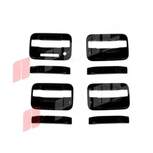 Fit Ford F150 F-150 2004-10 11 12 13 14 4 black Door Handle Cover Keypad w/o PK - Foto 1 di 7